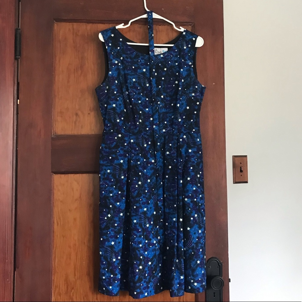 ModCloth Bea & Dot Glow in the Dark Star Dress